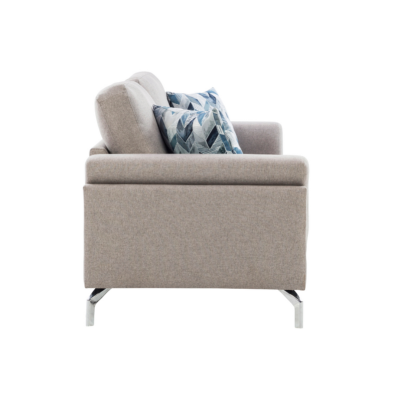 Scottsdale Serenity Beige loveseat (6645527773280)