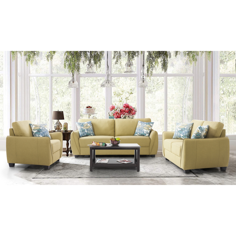 Virginia Venust Yellow Loveseat (6645526724704)