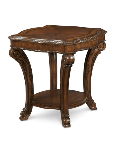 Old World- Rectangular End Table - Al Rugaib Furniture (4568166039648)