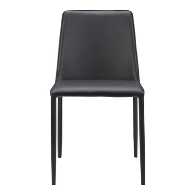 Nora Dining Chair Black Vegan Leather