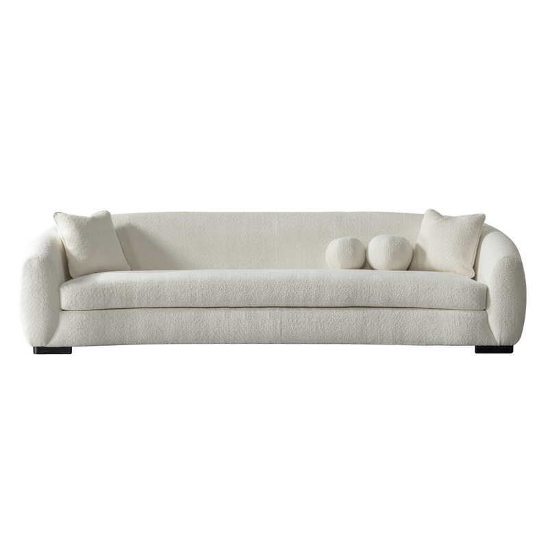 Boucle sakura 4 seater sofa