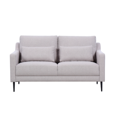 The Thames Grey Loveseat (6631650656352)