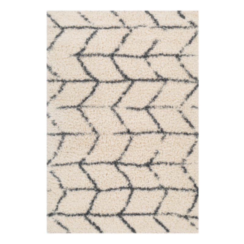 Tread Beige with Dark lines Rug