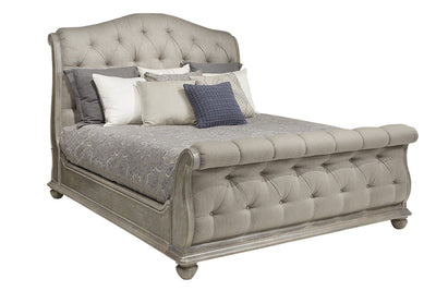 Summer Creek - Shoals 6/0 Uph Tufted Sleigh Bed - Al Rugaib Furniture (4568173445216)