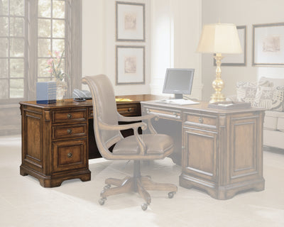 Brookhaven Left Pedestal Desk (6623103549536)