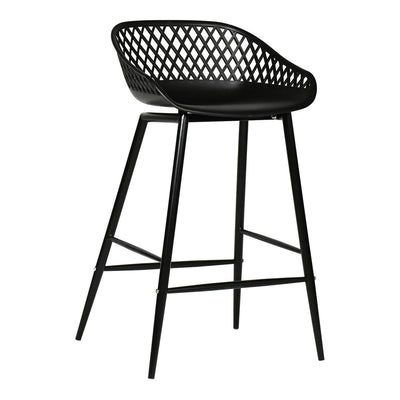 Piazza Outdoor Counter Stool Black-M2