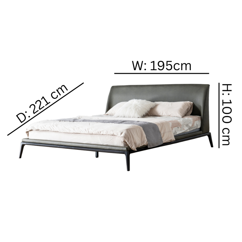 KD Grey Bed