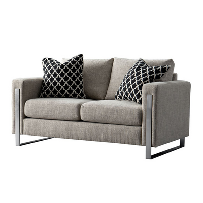 Najla Grey Loveseat (164cm)