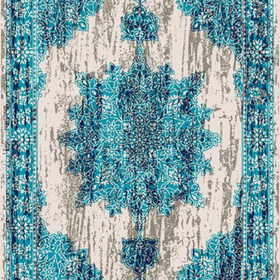 Bazar turquoise Rug (6563427450976)