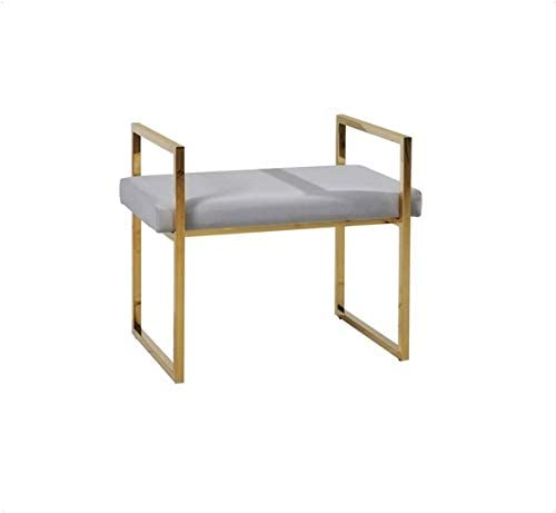 Vanity Bench, Gold/Gray (6599400521824)