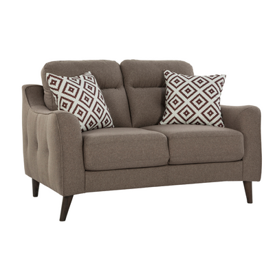 El Paso Exquisite Beige Loveseat (6645529673824)