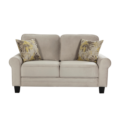 Claremont Carefree Beige Loveseat (6645529313376)