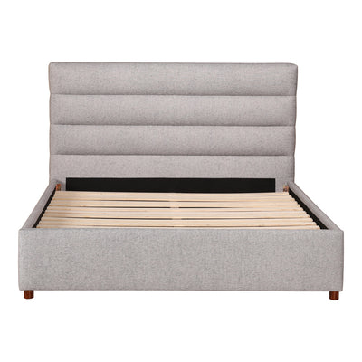 Takio Queen Bed Light Grey