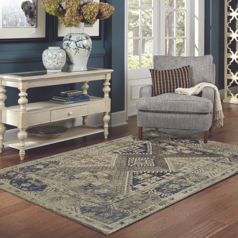 Teresa Dark Green Rug (6563426402400)