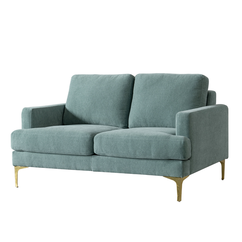 The Grey & Gold Loveseat