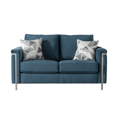 Amal Blue Loveseat (6623746293856)