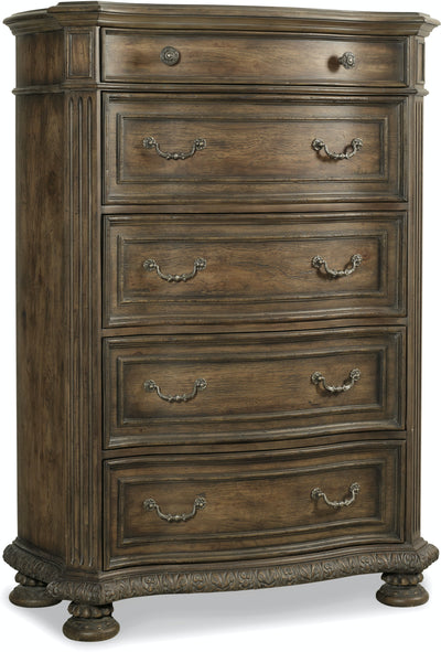 Rhapsody Five Drawer Chest (6623258443872)