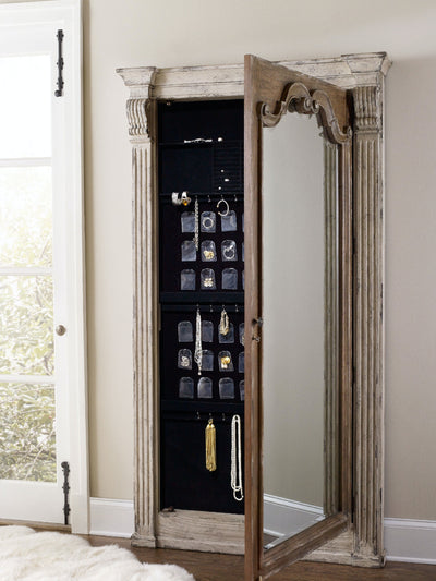 Floor Mirror w/Jewelry Armoire Storage (2107702018144)