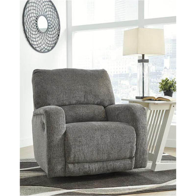 Slate Swivel Glider Recliner - Al Rugaib Furniture (2075571191904)