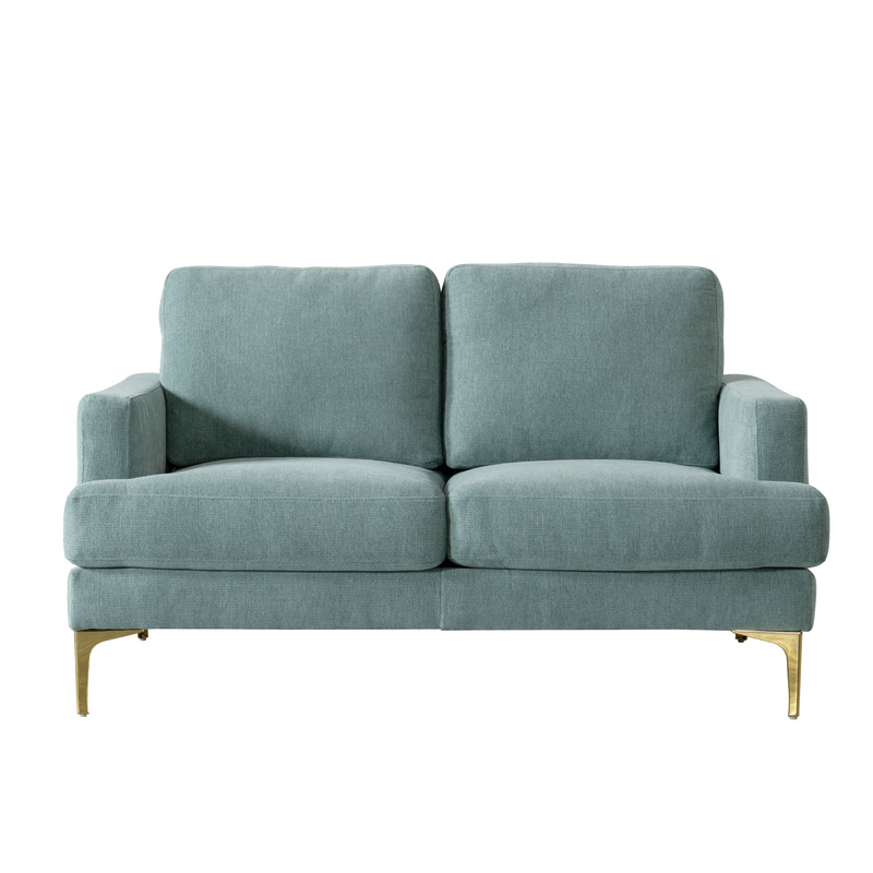 The Grey & Gold Loveseat