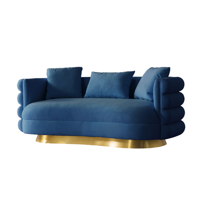 Power Blue Loveseat (190cm)