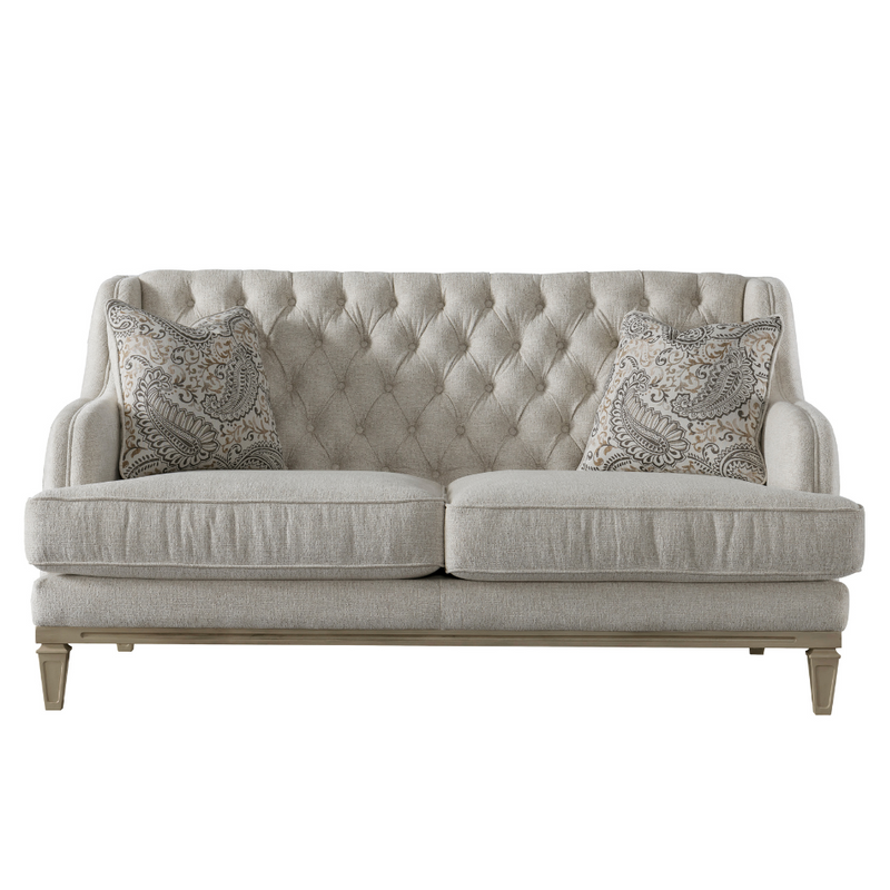 Ella Beige Loveseat  (168cm)