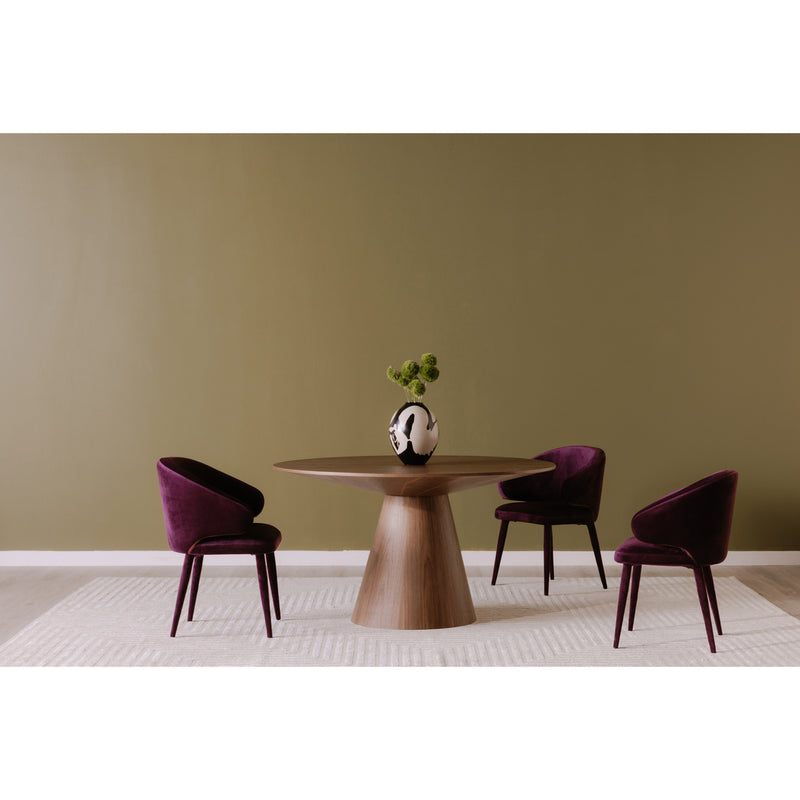 Otago Dining Table 54In Round Walnut