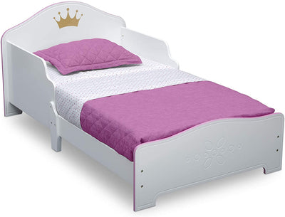 Princess Crown Wooden Toddler Bed (6604686360672)