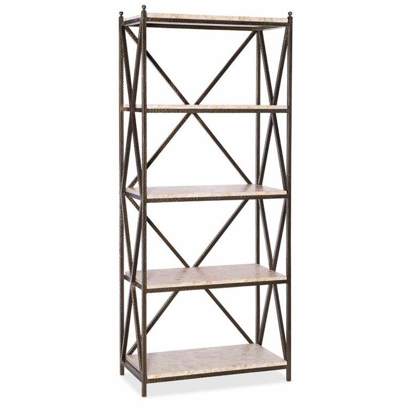 Hooker | Metal-Stone Etagere (6563989586016)