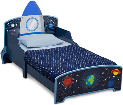 Space Adventures Wooden Toddler Bed (6604686327904)