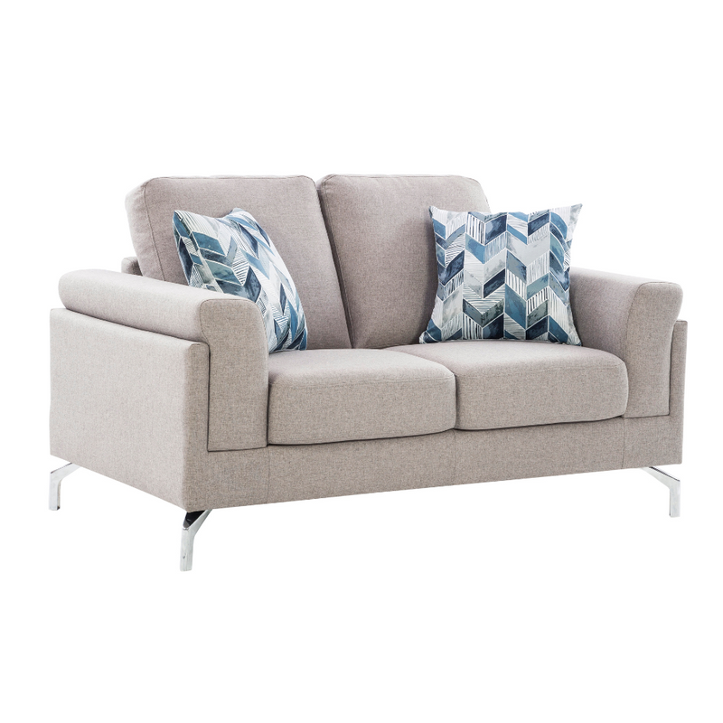 Scottsdale Serenity Beige loveseat (6645527773280)