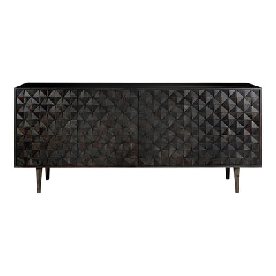 Pablo 4 Door Sideboard Black