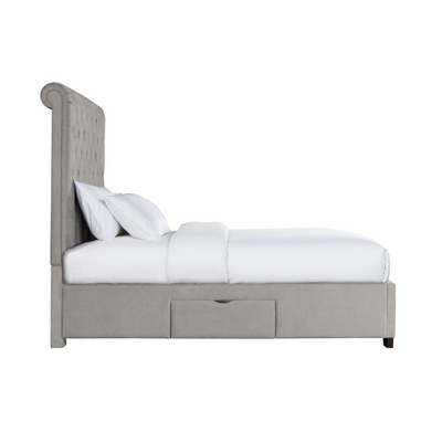 Waldorf Storage Bed Boulder Grey