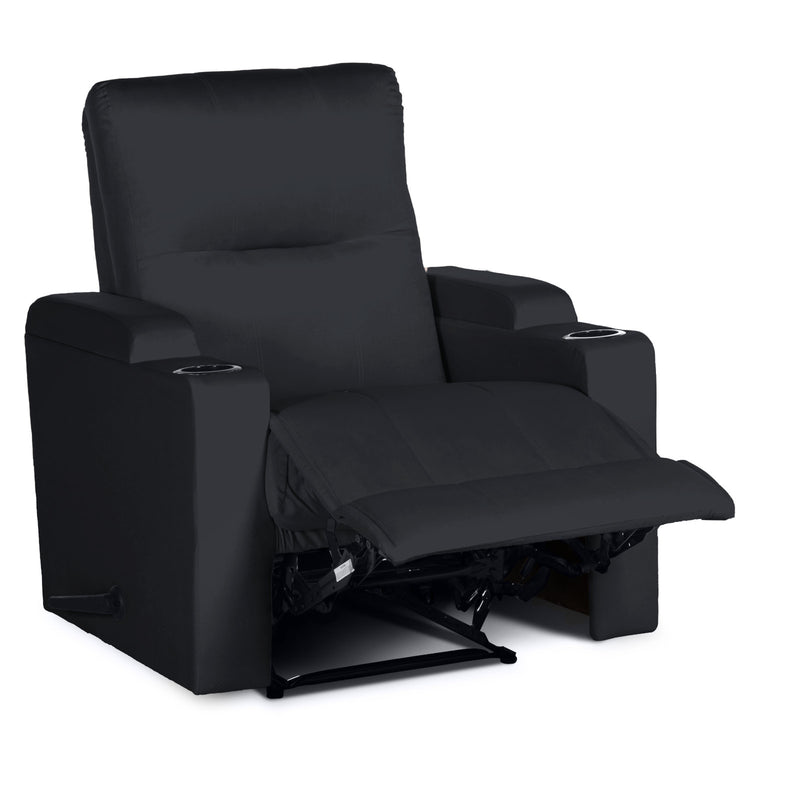 In House Classic Recliner Upholstered Chair with Controllable Back - Dark Grey-905150-DG (6613418082400)