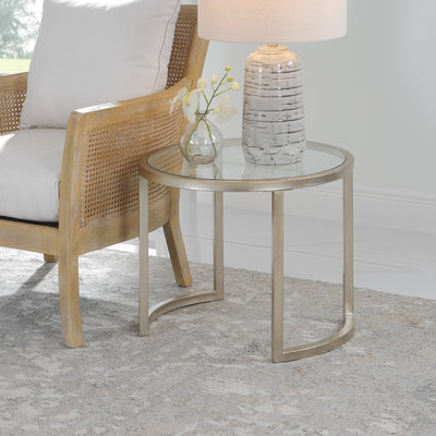 Rhea End Table silver (6585588908128)