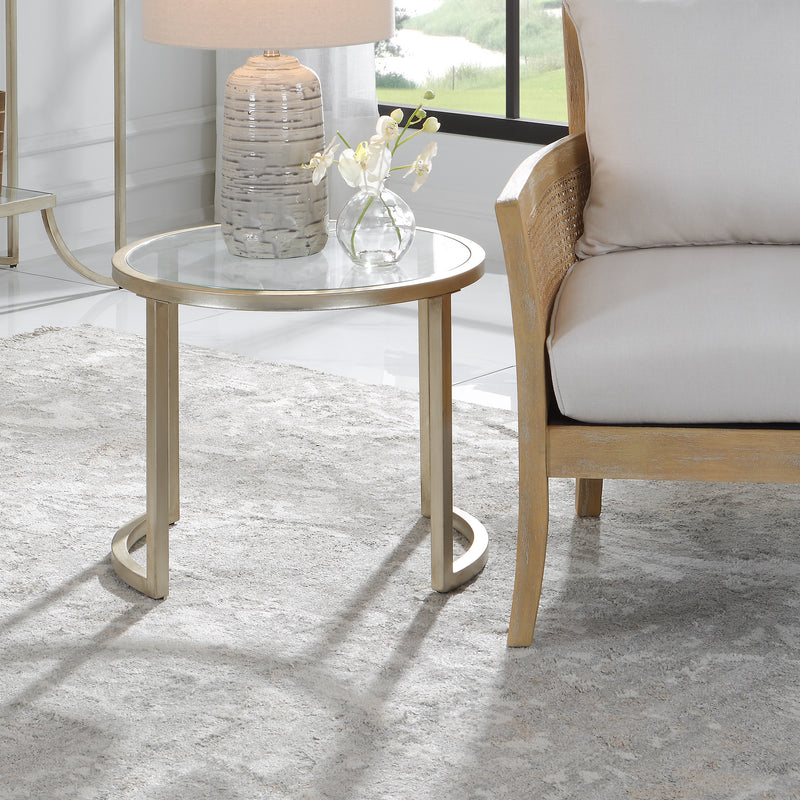 Rhea End Table silver (6585588908128)