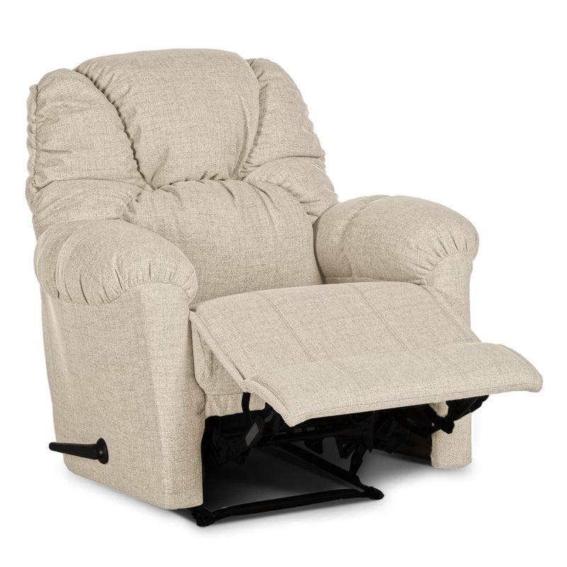 American Polo Classical Linen Recliner Upholstered Chair with Controllable Back - Light Beige-905165-LG (6613423620192)