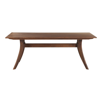 Florence Rectangular Dining Table Small Walnut - Al Rugaib Furniture (4583170932832)