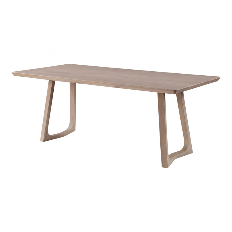 Silas Dining Table Oak (6579359383648)