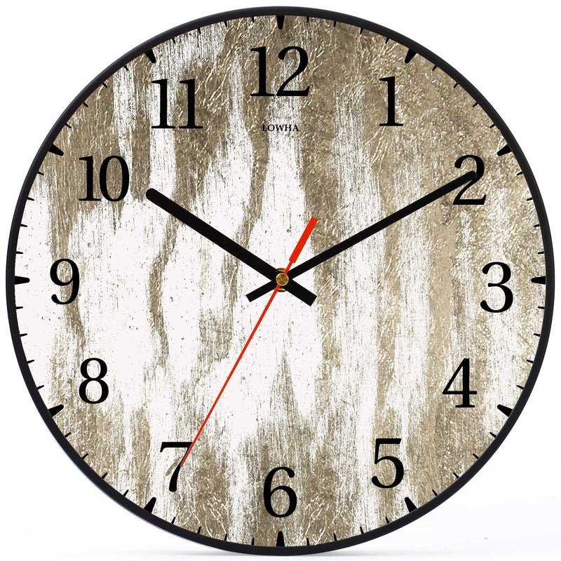 Wall Clock Decorative wood brown Battery Operated -LWHSWC30B-C23 (6622832001120)