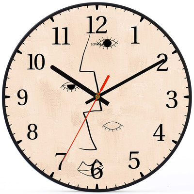 Wall Clock Decorative eyes Battery Operated -LWHSWC30B-C25 (6622832066656)