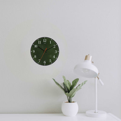 Wall Clock Decorative Dark green Battery Operated -LWHSWC30B-C61 (6622833246304)