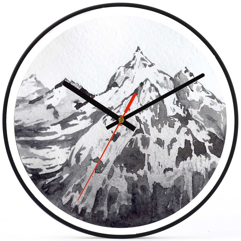 Wall Clock Decorative Top snow Battery Operated -LWHSWC30B-C6 (6622831411296)