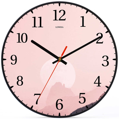 Wall Clock Decorative sunset Battery Operated -LWHSWC30B-C98 (6622834491488)