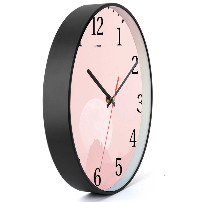 Wall Clock Decorative sunset Battery Operated -LWHSWC30B-C98 (6622834491488)