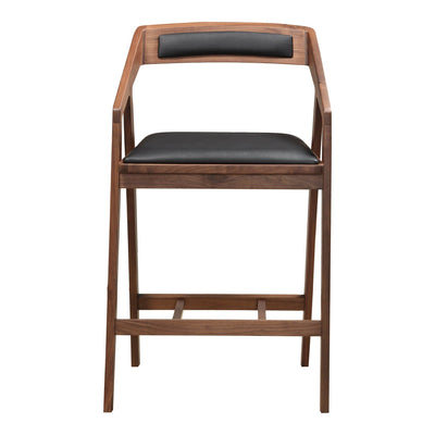 Padma Counter Stool Black - Al Rugaib Furniture (4583169163360)