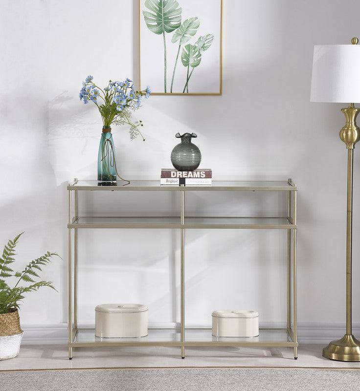 Champagne Console table (6623529762912)