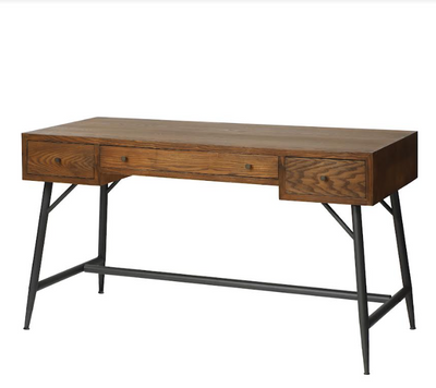 Nolan Burnished Oak Desk (6595258089568)