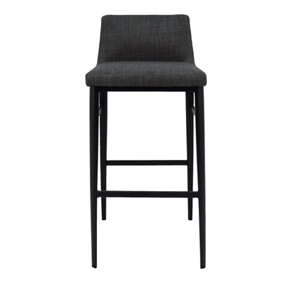 Baron Barstool Charcoal - Al Rugaib Furniture (4583214841952)