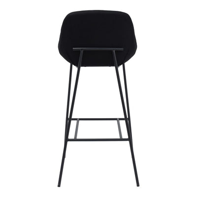 Shelby Bar Stool Black - Al Rugaib Furniture (4731321483360)